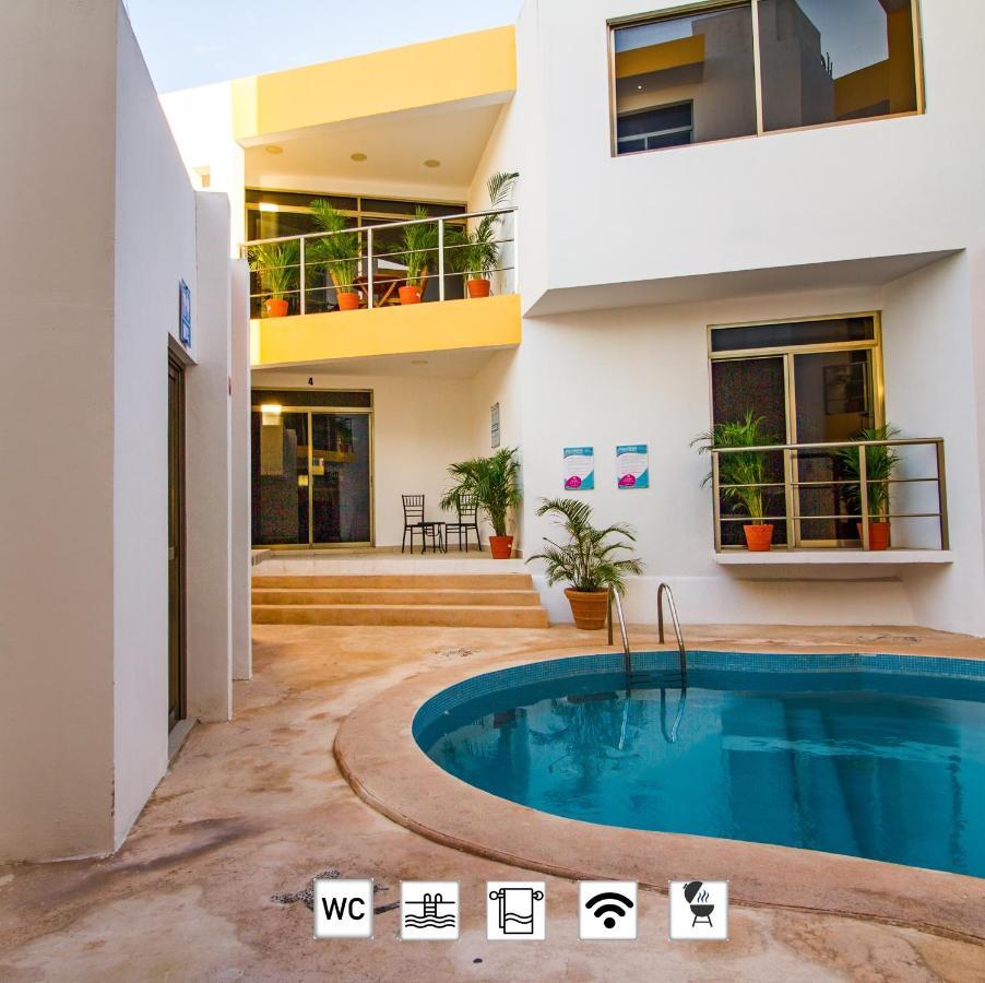 Sunset Isla Mujeresアパートホテル エクステリア 写真